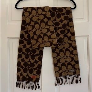 Reversible Coach scarf.